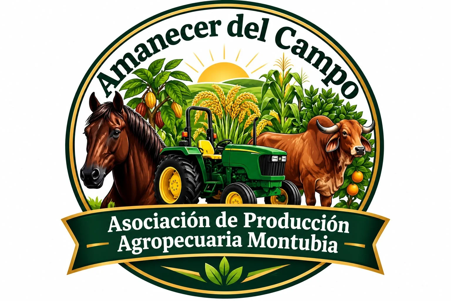 Logotipo oficial de Amanecer del Campo